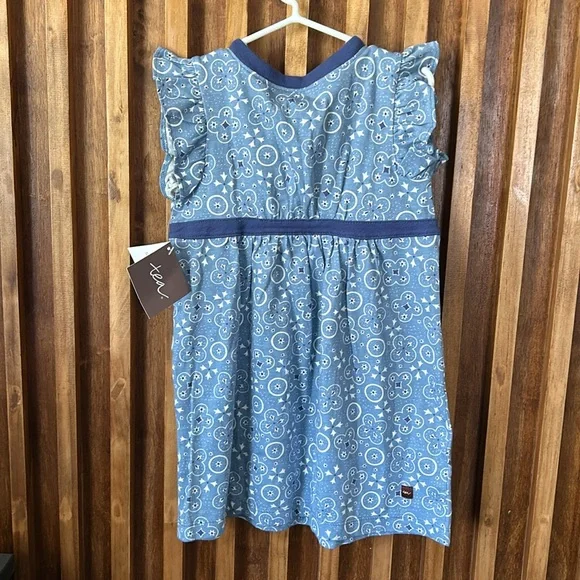 New Tea Collection Wrap Neckline mini dress. Size 2T - Picture 5 of 6